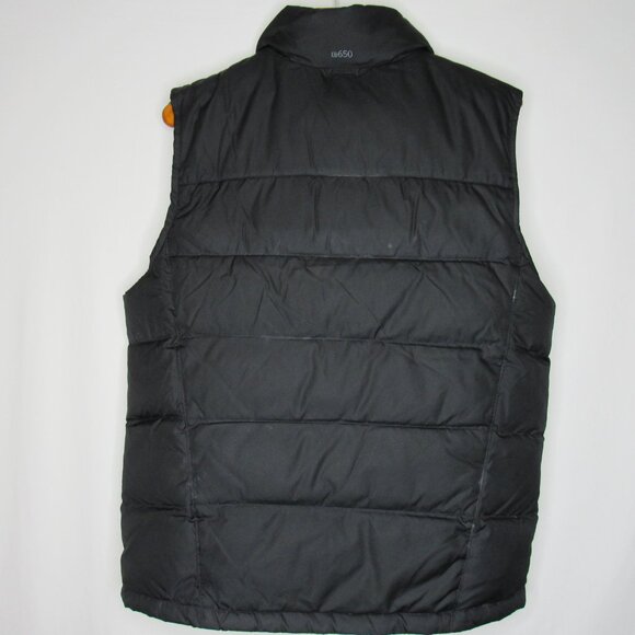 Eddie Bauer Black Goose Down Puffer Vest Men's M Medium - Picture 7 of 8